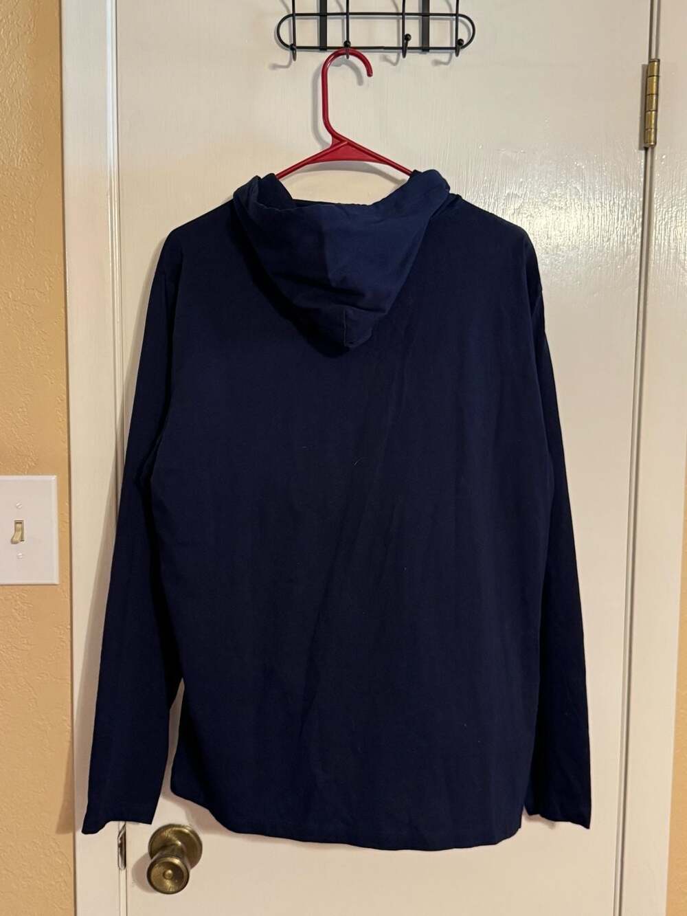 NWOT Polo Ralph Lauren Navy Jersey Polo Bear Graphic Hooded T-Shirt Large - Picture 6 of 10